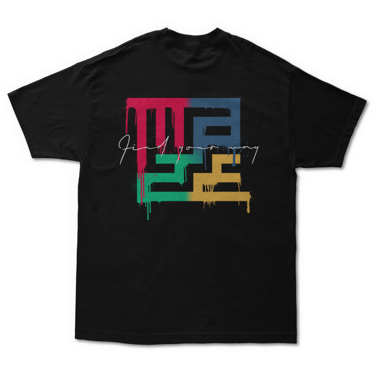Dripping MAZE (oversized)